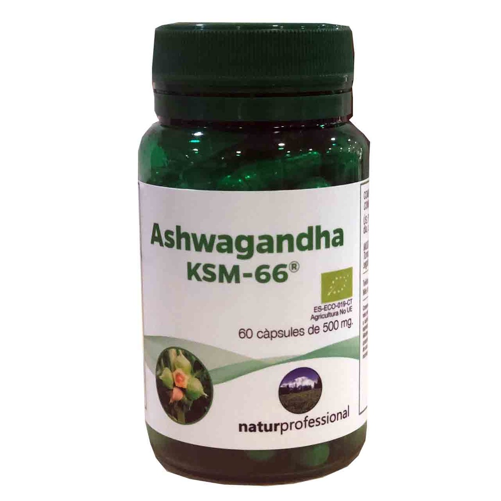 Suplemento dietético Ashwagandha ksm-66 60 cap DE 600 gr