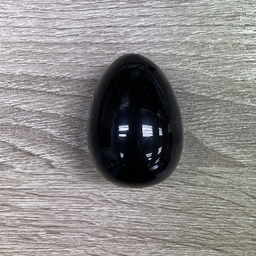 [MI025] Huevo Obsidiana negra  35x50 mm